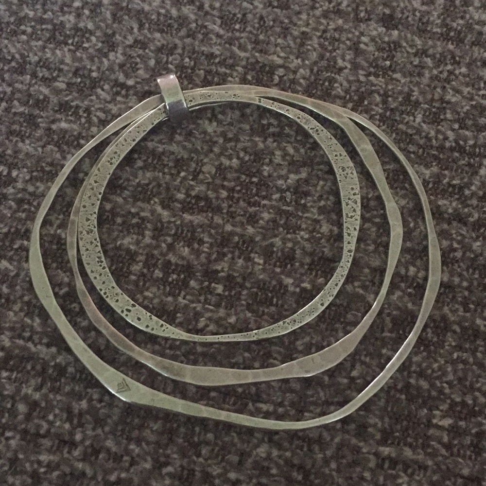Silpada Concentric Stamped Pendant S2210